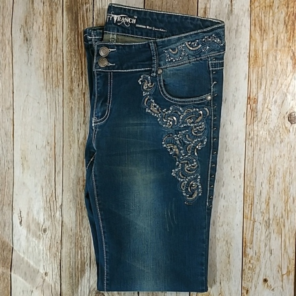 Trinity Ranch Boot Cut Jeans Size 17